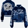 By Way of Dallas Cowboys Varsity Jacket Front & Back Image