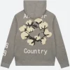 Cactus Plant Flea Market Hoodie Grey Back Imge
