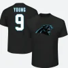 Carolina Panthers T-Shirt Style 03 Front & Back Image