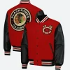 Chicago Blackhawks Coaches Varsity Jacket Front & BAck Image