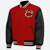 Chicago Blackhawks Coaches Varsity Jacket Front Image