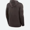 Cleveland Browns Sideline Performance Sweatshirt
