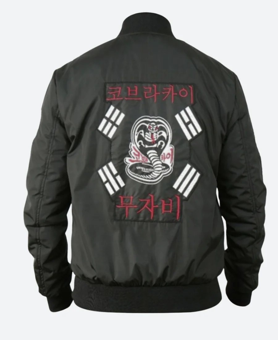 Cobra Kai S06 John Kreese Bomber Jacket Back Image