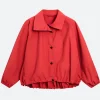Copenhagen Fashion Week SS26 Red Jacket Collar Image