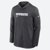 Dallas Cowboys Sideline Black Hoodie Front Image