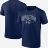 Dallas Cowboys T-Shirt Style 02 Front & Back Image