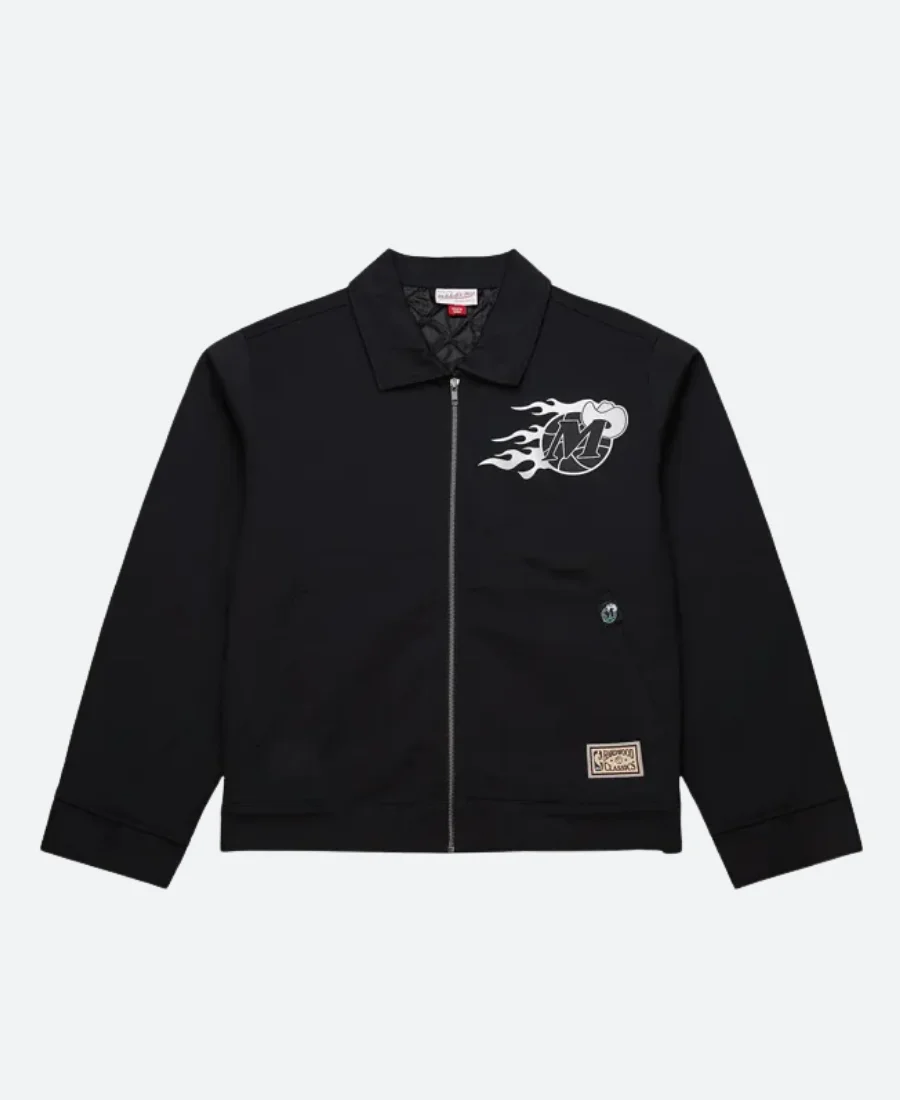 Aston Villa F.C. Premier League Varsity Jacket back Image