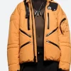 Cord Puffer Jacket