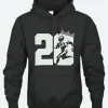 Eminem Barry Sanders Hoodie Black Front Image
