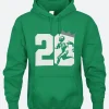 Eminem Barry Sanders Hoodie Green Front Image