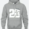 Eminem Barry Sanders Hoodie Grey Front Image