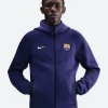 FC Barcelona Tech Windrunner Soccer Hoodie