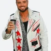Flackstock Festival 2025 Keith Duffy Leather Jacket Front Image
