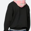 Gap Plaid Hoodie Blacak Back Image