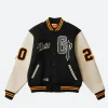 Geedup X Trapstar It's a Secret Letterman Varsity Jacket Back Image