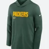 Green Bay Packers Sideline Hoodie Green Back Image
