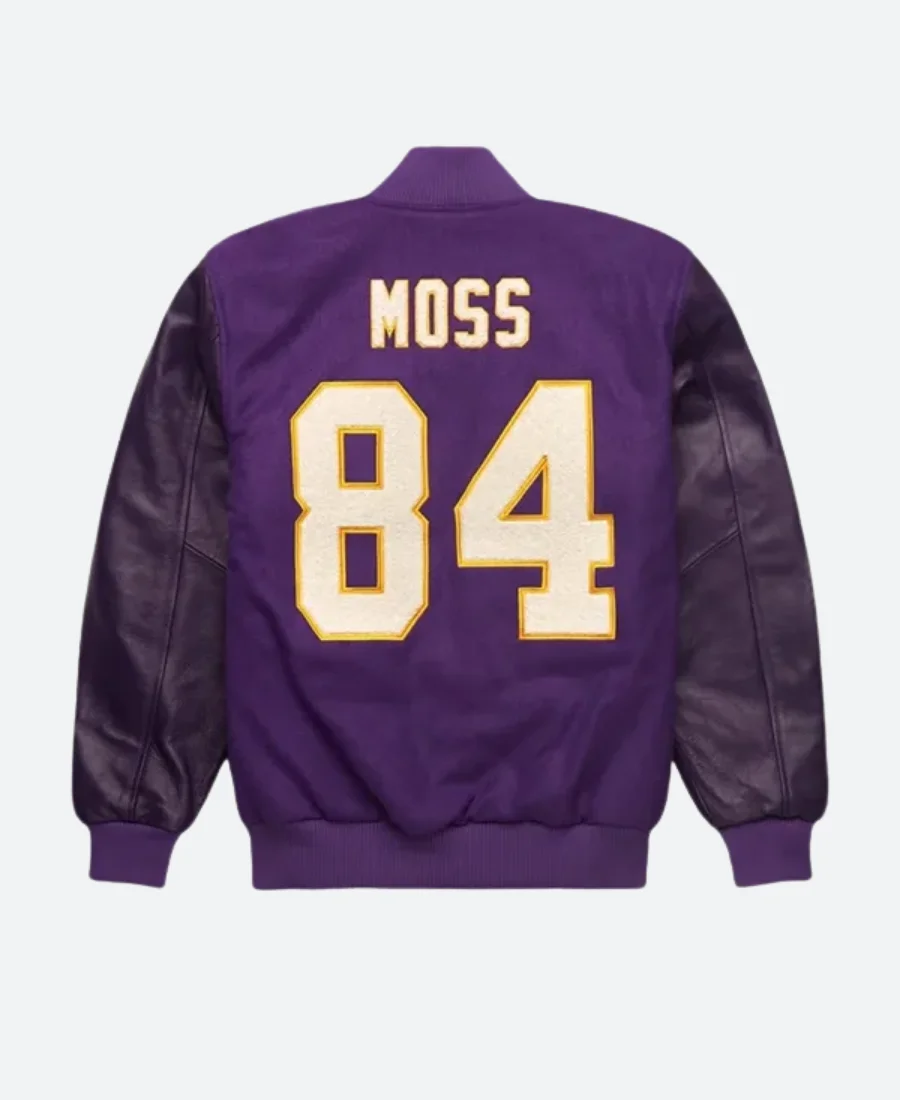 HOMAGE X Starter Randy Moss Varsity Jacket Back Image
