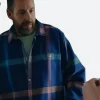 Happy Gilmore 2 Adam Sandler Blue Plaid Shirt Back Image