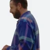 Happy Gilmore 2 Adam Sandler Blue Plaid Shirt Back Image