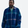 Happy Gilmore 2 Adam Sandler Blue Plaid Shirt Back Image