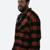 Happy Gilmore 2 Adam Sandler Orange Plaid Shirt