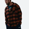 Happy Gilmore 2 Adam Sandler Orange Plaid Shirt Front Image