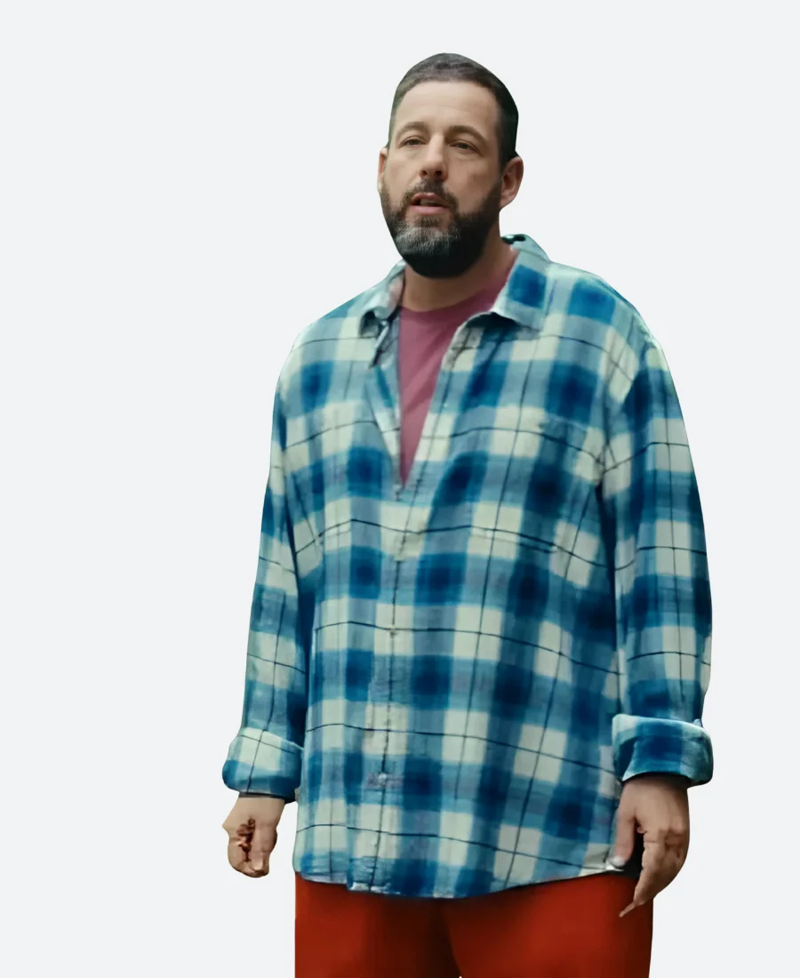 Happy Gilmore 2 Adam Sandler Plaid Shirt Back Image