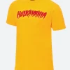 Hulk Hogan Hulkamania T-Shirt Yellow Front Image