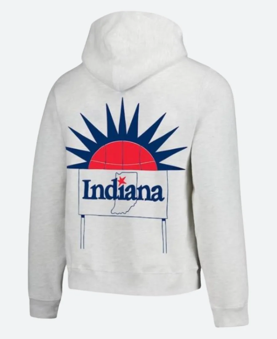 Indiana Fever Round21 Sun Rise Hoodie Back Image