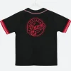 Indiana Fever Stranger Things Baseball Jersey back Image