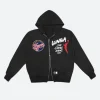 Indiana Fever Round21 Sun Rise Hoodie Back Image
