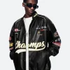 Indianapolis 500 Greta Onieogou Leather Jacket Front Image