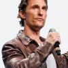 Interstellar Cooper Leather Jacket Actor Image