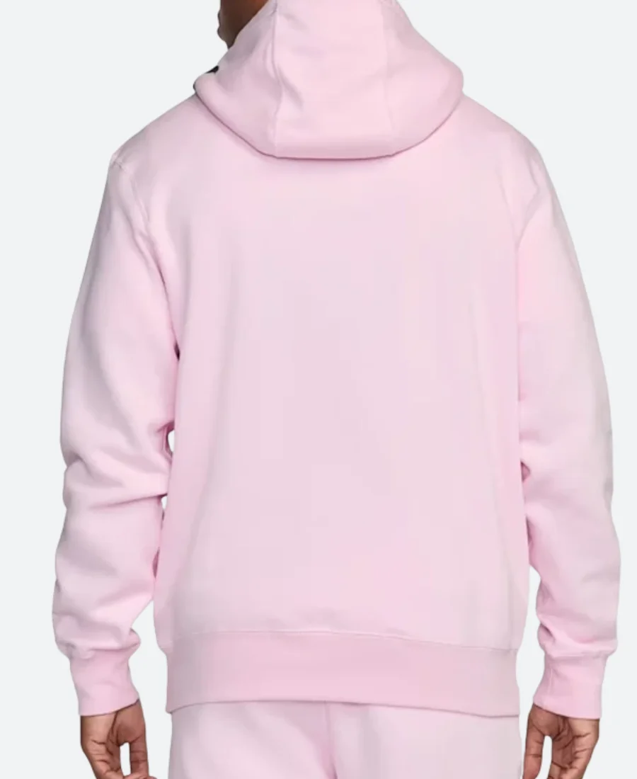 Ja Morant Basketball Pink Hoodie BAck I mage