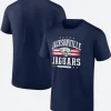 Jacksonville Jaguars T-Shirt Style 03 Front & BAck Image