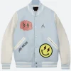 Jordan J Balvin Varsity Jacket Front Image