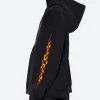 Justin Bieber Balenciaga Burning Hoodie Side Image