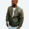 Kansas City Chiefs Dante Hall Bomber Jacket Actor Image