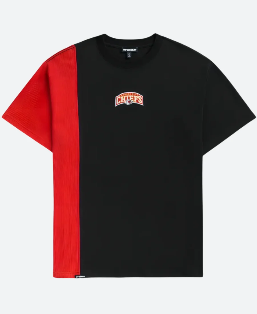 Kansas City Chiefs Spliced T-Shirt Front Image