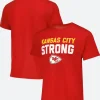 Kansas City Chiefs T-Shirt Style 03 Front & BAck Image