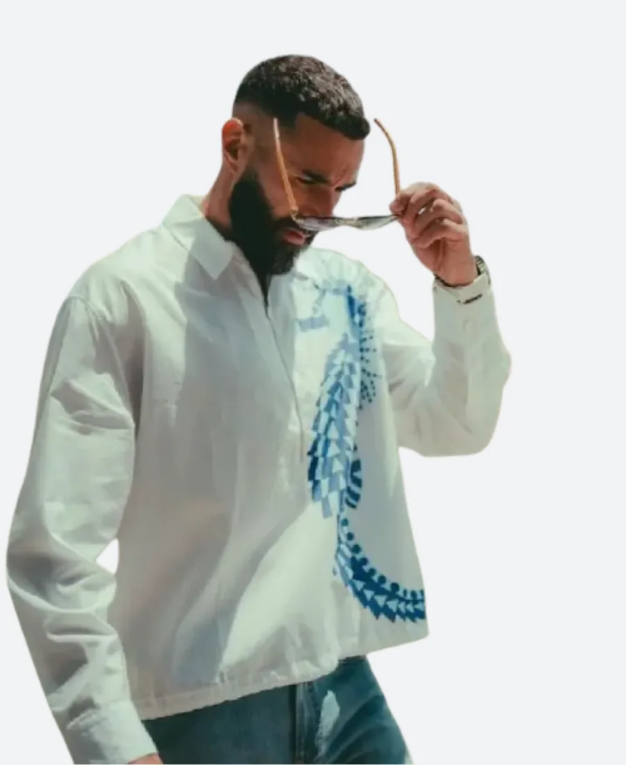 Karim Benzema LOOK AT MI Shirt Side Image