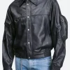 Kendrick Lamar Cards Leather Jacket Full Image