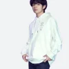 Kim Taehyung BTS White Hoodie Back Image