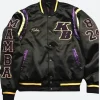 Kobe Bryant LA Lakers Varsity Jacket Front Image