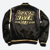 Kobe Bryant LA Lakers Varsity Jacket back Image
