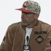 Kyle Shanahan 49ers Salute To Service Bomber Jacket Coach Image