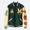 Larry June Midnight Organic Varsity Jacket Front Image