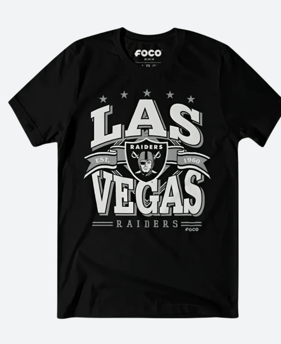 Las Vegas Raiders T-Shirt Style 02 Front Image