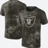 Las Vegas Raiders T-Shirt Style 03 Front & BAck Image