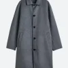 Law And the City S01 Ahn Joo-Hyung Grey Trench Coat Front Image